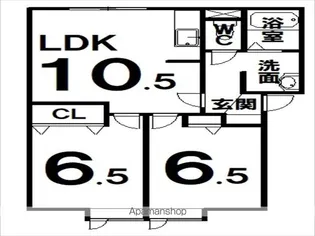 エーコーエピオン【2階】の間取り